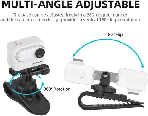 Miniatura 6 de Soporte para visera solar de automóvil para teléfono celular, abrazadera de teléfono de rotación de 360°, soporte de montaje para automóvil