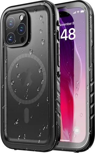 Miniatura 31 de SPORTLINK Funda para iPhone 15 Pro Max, IP68 resistente al agua, protección militar, cuerpo completo, resistente, a prueba de golpes, sellado 360, a
