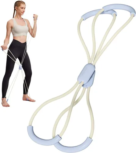 Miniatura 9 de YOTTOY Banda de resistencia cruzada para entrenamiento de cuerpo completo, bandas elásticas de ejercicio para piernas, brazos, glúteos, bandas