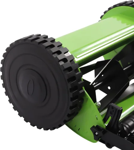 Miniatura 9 de Futchoy Cortacésped manual de 12 pulgadas con bolsa de colección de 23 litros, 5 cuchillas