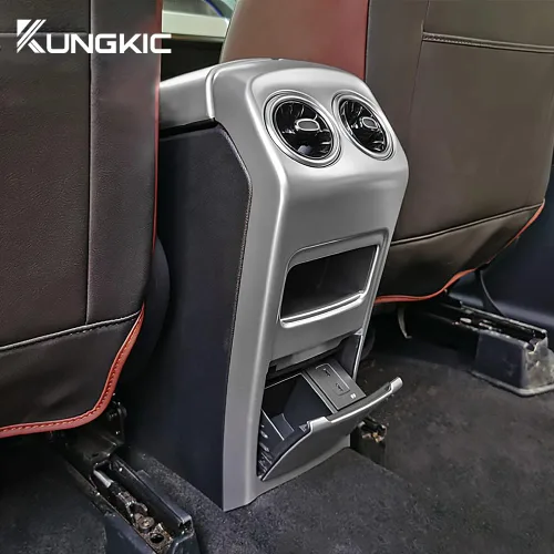 Miniatura 4 de KUNGKIC Para Benz GLB X247 GLA Cubierta del panel de salida de aire trasero Aircon Vents, cubierta de panel de salida de aire, adhesivo protector