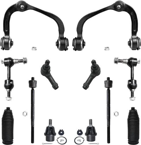 Miniatura 52 de Detroit Axle - Kit de suspensión delantera de 12 piezas para Mercury Grand Marquis Ford Crown Victoria Town Car 2003-2011, 2 brazos de control