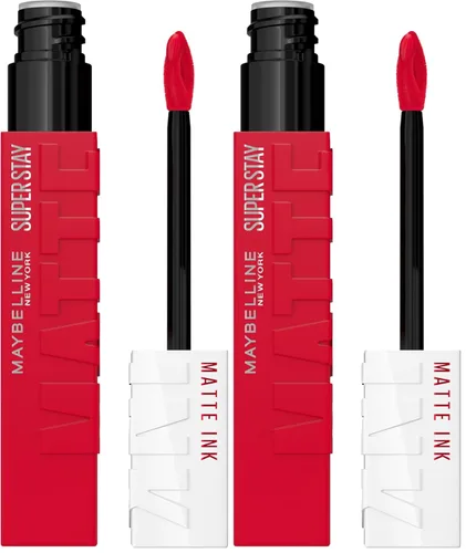 Miniatura 57 de Maybelline Super Stay Matte Ink Barra de Labios Líquida Maquillaje, Color de Alto Impacto de Larga Duración, Hasta 16H de Uso, Amazonian, Marrón 70