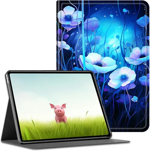 Miniatura 21 de Funda para iPad de 10.ª generación 2022, iPad de 10.9 pulgadas, iPad (A16) de 11ª generación de 11 pulgadas (2025), funda delgada de piel sintética