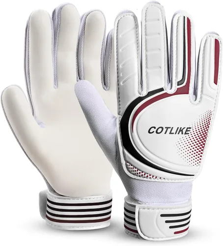 Guantes de Portero de Fútbol – Guantes de Portero para Niños, Niñas y Jóvenes, Guantes de Portero para Niños de 8-12 con Agarres Fuertes, Palmas