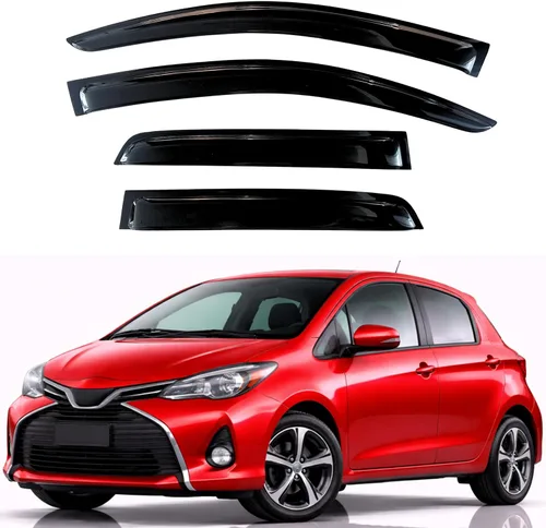 Miniatura 283 de KPY Visor de ventana compatible con Hyundai Tucson 2021-2025, 4 piezas de deflector de ventilación para ventana lateral, estilo Mugen, protector
