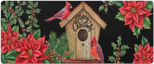 Miniatura 7 de Tapete de baño de Navidad para bañera, antideslizante, de secado rápido y absorbente, tierra de diatomeas, fregadero, dormitorio, cocina, tapete
