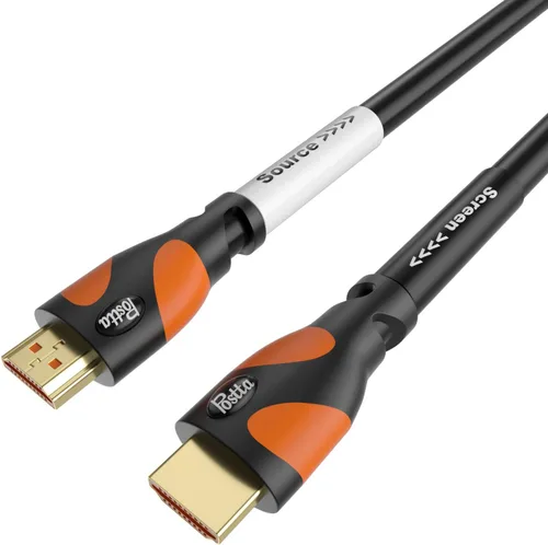Miniatura 7 de Postta Cable HDMI de 75 pies 4K HDMI2.0 con soporte de amplificador de señal incorporado 4K (2160P), 3D, 1080P, Ethernet, retorno de audio (ARC)
