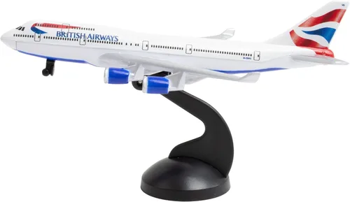 Miniatura 7 de Avión de Juguete Daron Jet2 Individual – Modelo de Avión de Metal Fundido con Piezas de Plástico Licenciado Oficialmente, Ruedas Giratorias, Librea