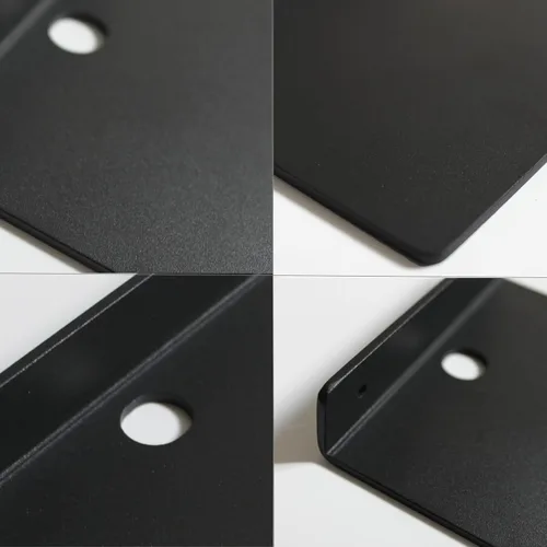 Miniatura 5 de Estante pequeño para pared, 5 pulgadas, estantes flotantes de metal para eco, cámaras, estantes de montaje en pared para altavoces pequeños