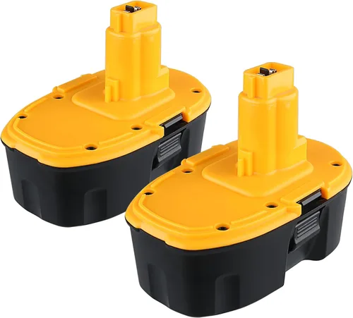 DC9096 4.6Ah Paquete de 2 Ni-MH de repuesto para batería DeWalt de 18 V DC9098 DC9099 DC970 DW9095 DW9096 DW9098 DW9099 DE9095 DE9096 DE9098,