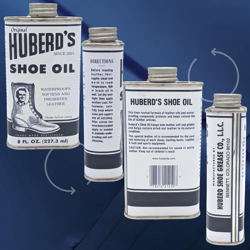 Miniatura 5 de Aceite para Zapatos Huberd - Acondicionador y impermeabilizante de cuero desde 1921. Fórmula de fácil aplicación impermeabiliza, suaviza