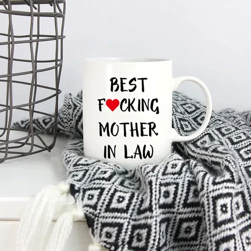 Miniatura 5 de 5Aup Regalos de Navidad para el día de la madre, taza de café divertida para suegra de parte del yerno, tazas de 11 onzas para la mejor suegra