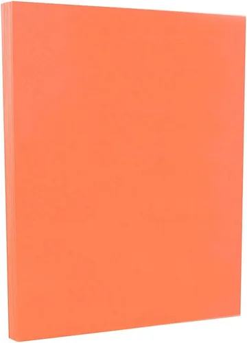 Miniatura 12 de JAM PAPER Vellum Bristol Cartulina de 65 lb - 8.5 x 11 Coverstock - 147 gsm - Azul - 50 Hojas/Paquete