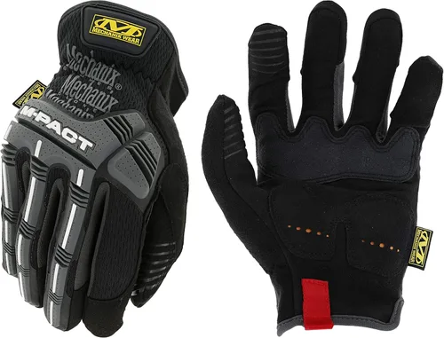 Mechanix Wear M-Pact - Guantes de puño abierto, resistentes a la abrasión, para trabajar cómodamente, diseño transpirable, ajuste seguro, lavables a