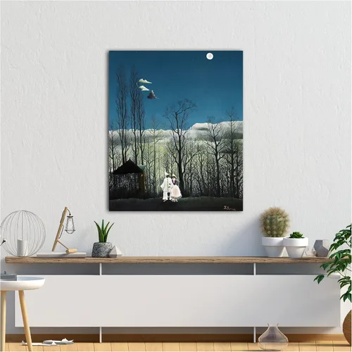 Miniatura 82 de A&T ARTWORK Campo de trigo con cipreses de Van Gogh Las reproducciones de arte clásico mundial, impresiones en lienzo giclée para decoración