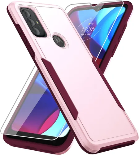 Miniatura 14 de Funda para Moto G Play 2023, con protector de pantalla [probada contra caídas de grado militar], funda protectora resistente robusta de servicio