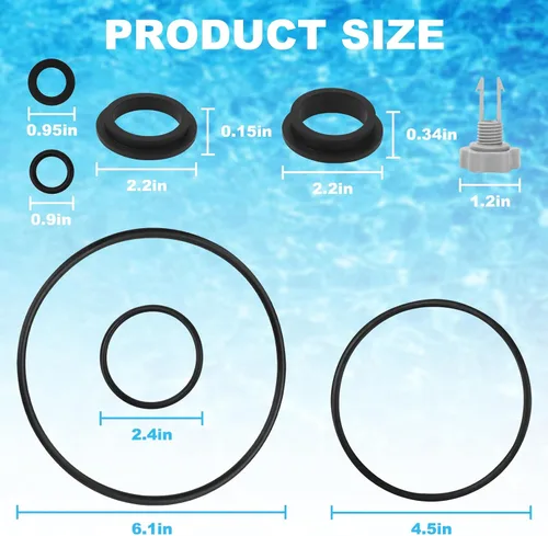 Miniatura 2 de Aillsa Juego de reparación de piezas de bomba de filtro de arena compatible con Intex para bombas de filtro de arena Intex, número de pieza 25013