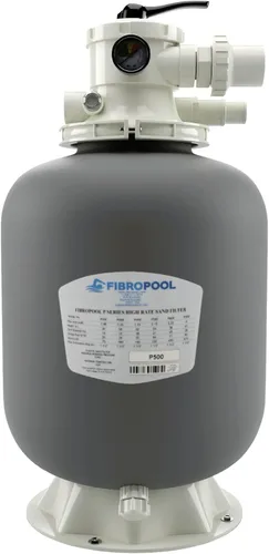 Miniatura 8 de FibroPool Filtro de arena para piscina de 14 pulgadas, 75 libras, sobre el suelo hasta 3500 galones, válvula multipuerto de 6 vías, compatible