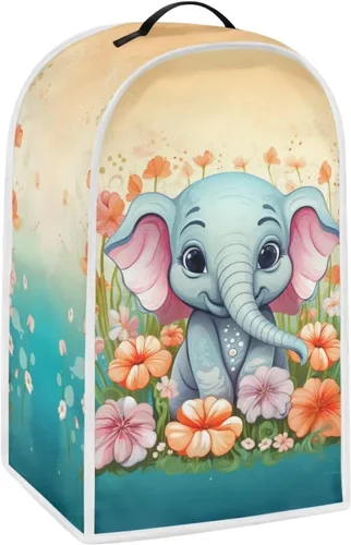 Miniatura 18 de Upetstory Funda antipolvo para licuadora de vaca, estilo bohemio, azteca, para cafetera, electrodomésticos, resistente a las manchas, lavable