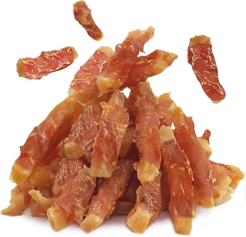 Miniatura 9 de MON2SUN Golosinas para perros sin pellejo de cuero, golosinas de batata envueltas en pato, sin gluten ni granos, golosinas para cachorros y perros