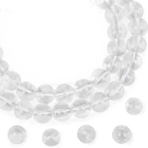 Miniatura 34 de AD Beads Cuentas redondas sueltas de piedras preciosas naturales de 15 pulgadas para pulseras, collares, aretes, manualidades, manualidades