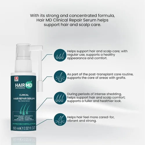 Miniatura 3 de HairMD Transplant Clinical Repair Serum - Suero de recrecimiento del cabello de 2.0 fl oz - Previene la pérdida de cabello después del trasplante