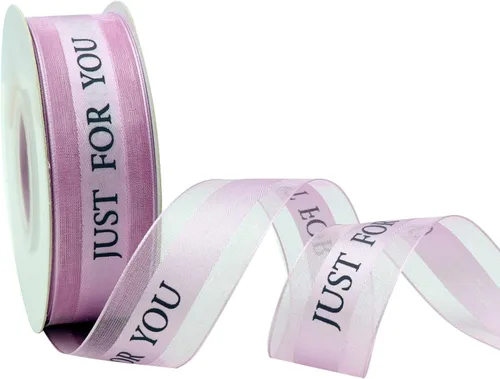 Miniatura 11 de Cinta de gasa marrón de 1 pulgada, cinta Just for You para fiestas de vacaciones, decoraciones de boda, envoltura de regalo de 22 yardas para Marrón
