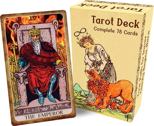 Miniatura 11 de Mazos de Cartas de Tarot Mini Witchy Cauldron – Kit de Bolsillo Rider Waite Oracle para Llevar con Guía Mini Mazo de Tarot para Principiantes