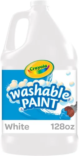 Crayola Pintura lavable número 54-2128-053, GL, Blanco