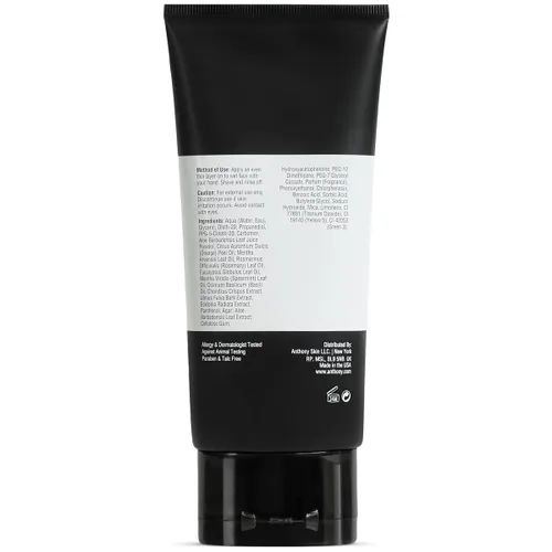Miniatura 5 de Anthony Gel de afeitado para pieles sensibles, crema de afeitar calmante y sin espuma para hombres y mujeres. Con cuentas de aloe vera, extracto