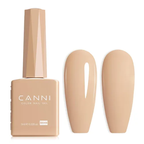 Miniatura 32 de CANNI - Esmalte de uñas de gel rosa claro - 1 unidad de 0.5 onzas, color rosa bebé, color rosa pálido de alto brillo, esmalte de uñas con remojo UV
