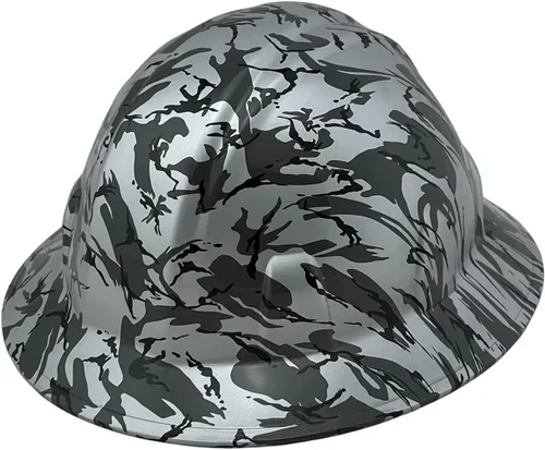 Miniatura 35 de Texas America Safety Company Casco de seguridad con visera completa, diseño patriótico hidroimpreso, con suspensión de 4 puntos y bolsa Primera