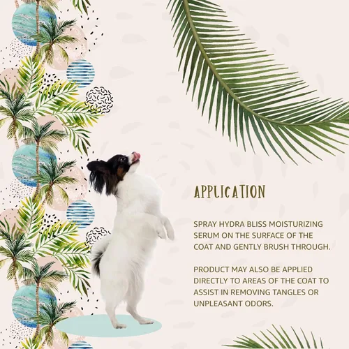 Miniatura 5 de Hydra Senses Bliss - Suero hidratante para mascotas, spray hidratante para gatos y perros, espray desenredante para mascotas para un pelaje suave