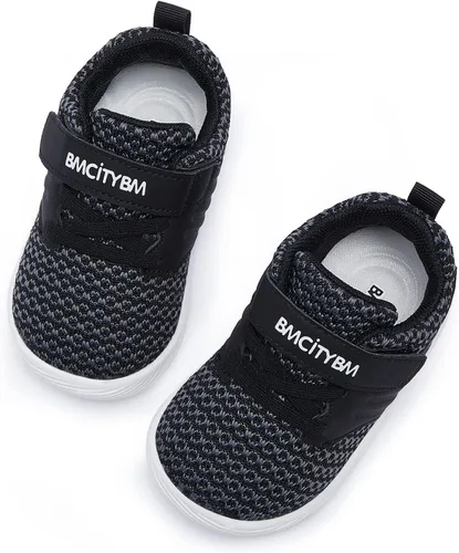 Miniatura 3 de BMCiTYBM Zapatos para caminar de malla transpirable para bebés, niños y niñas, ligeros, antideslizantes, para primeros pasos, 6, 9, 12, 18, 24 meses