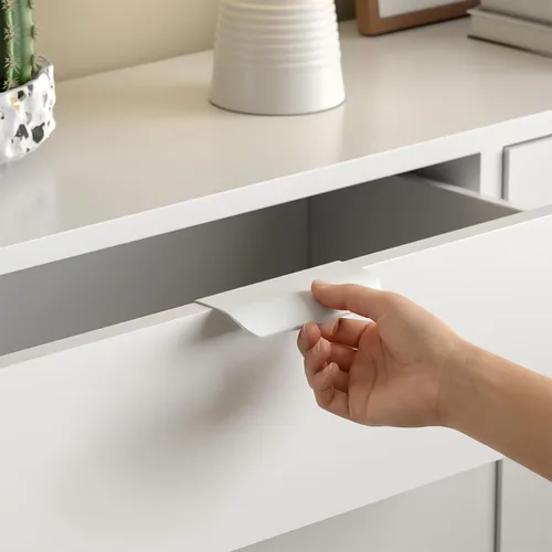 Miniatura 33 de Goldenwarm Paquete de 6 manijas de gabinete de cocina de 3 pulgadas, tiradores negros para armarios, tiradores de borde, accesorios de cocina negros