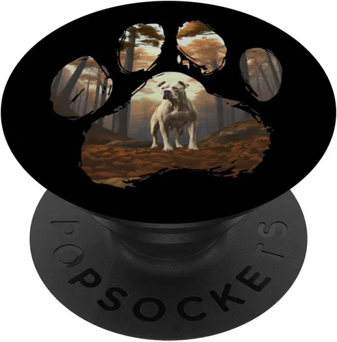 Miniatura 6 de Dogo Argentino Mountain Paw Design Dog Mom Dad PopSockets MagSafe PopGrip for iPhone
