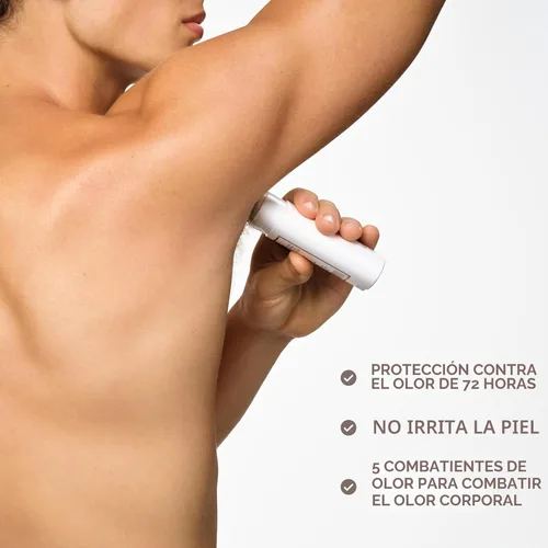 Miniatura 6 de Native Desodorante sin aluminio, Santal y cuero, barra de tamaño grande, control de olores de 72 horas, para mujeres y hombres, contiene