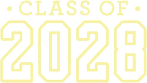 Miniatura 28 de Class of 2028 Iron On Decal, Senior Class Shirt Patch, Heat Transfer, HTV Graphic Tshirt Sticker, DIY Crafts, Pick Size Color, Iron-On Almost Gold
