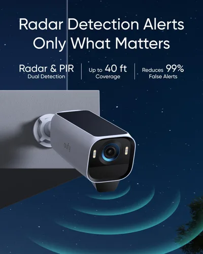 Miniatura 5 de eufy Security eufyCam S3 Pro - Kit de 2 cámaras, cámara solar inalámbrica para exteriores, visión nocturna MaxColor, cámara de seguridad 4K