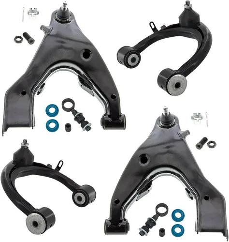 Miniatura 328 de Detroit Axle - Kit de extremo delantero para Chrysler 300 Dodge Charge Challenger 2011-2023, 2 brazos de control inferiores traseros 2 rótulas