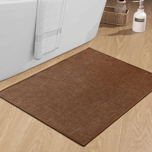 Miniatura 27 de chakme Alfombras de Baño 24x17, Alfombra de Baño Ultra Delgada Antideslizante Pequeña de Secado Rápido Absorbente para Piso de Baño