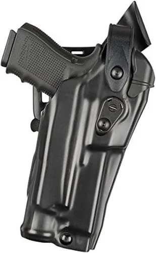 Miniatura 57 de Safariland 6360 ALS/SLS Mid-Ride Duty Rated Level III Retention Holster STX negro brillante.