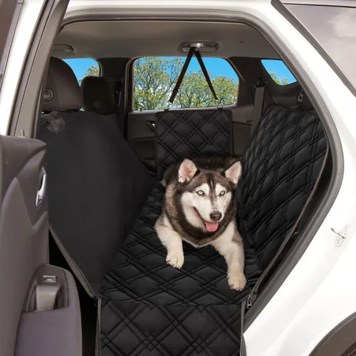 Miniatura 5 de Meadowlark Funda de Asiento de Coche para Perro, Funda de Asiento de Mascota Extra Resistente Talla X-Large para Asiento Trasero, Hamaca para Perro