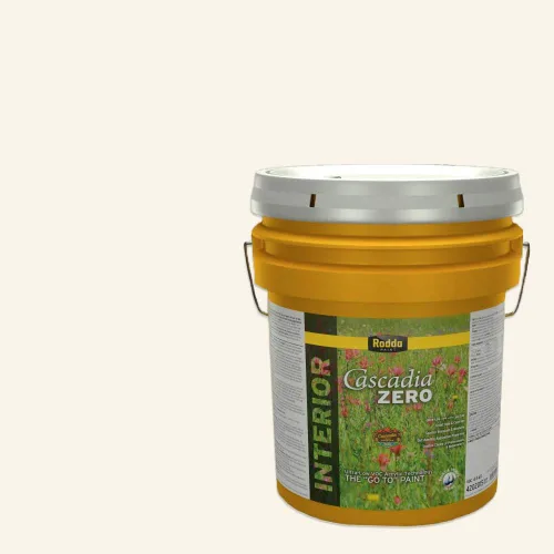Miniatura 157 de Rodda Paint CASCADIA XL - Pintura e imprimación satinada para exteriores en uno, cuarto de galón, blanco abstracto