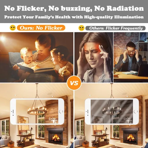 Miniatura 5 de Bombillas LED E12 Edison equivalente a 15 W, candelabro equivalente a 15 W, regulable, 2200 K, ámbar cálido, bombillas LED ámbar T6 ámbar 2 W 150 lm