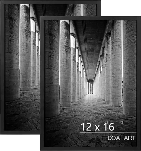Miniatura 12 de DOAI ART Marco de póster de 16 x 20 pulgadas, paquete de 2 marcos de fotos de roble y veta de madera de 16 x 20 pulgadas para montaje en pared