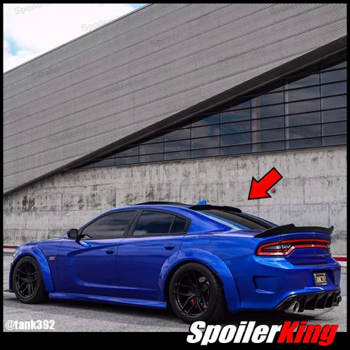 Miniatura 9 de SpoilerKing Alerón de techo de corte central compatible con Dodge Charger 2015-2023 (380RC)