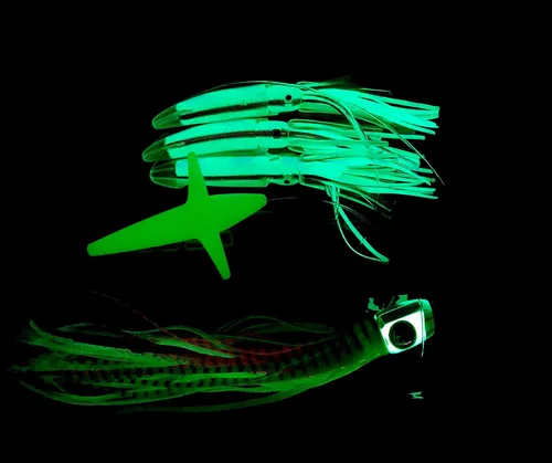 Miniatura 3 de Lobo Lures #295 Pelagic Magic Bigeye Atún Super Glow Lumo Daisy Chain Marlin & Atún Trolling Señuelo Uretano Hecho en Estados Unidos