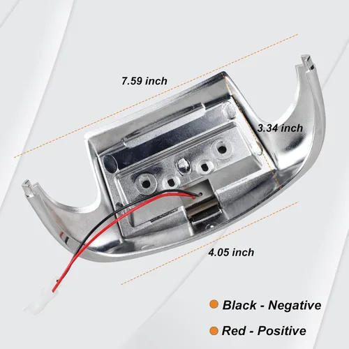 Miniatura 6 de NTHREEAUTO 2 luces LED para guardabarros delanteros y traseros, compatibles con Harley Road King Electra Glide Ultra Classic Heritage Softail